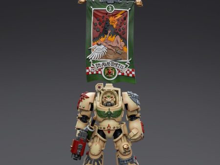 Warhammer Collectibles: 1 18 Scale Dark Angels Deathwing Ancient with Company Banner Discount