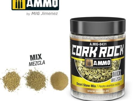 Ammo Terraform Cork Rock Desert Stone Mix (100ml) Hot on Sale