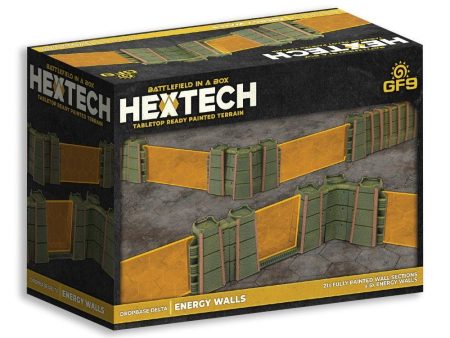 Hextech Terrain – Dropbase Delta Energy Walls (26) - Pre-Order Hot on Sale