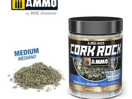 Ammo Terraform Cork Rock Stone Grey Medium (100ml) For Sale