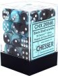 CHX 26846 Gemini 12mm D6 Dice Block Black-Shell White Sale