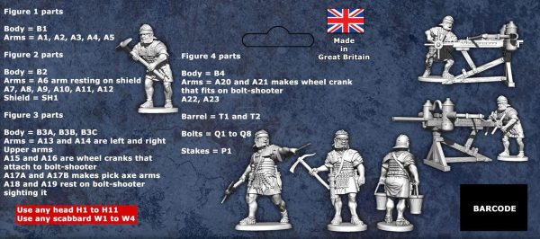 Victrix Miniatures - Early Imperial Roman Bolt-Shooter Online Hot Sale