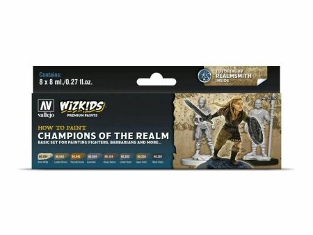 SALE Wizkids Premium Paint Set by Vallejo: Champions of the Realm Discount