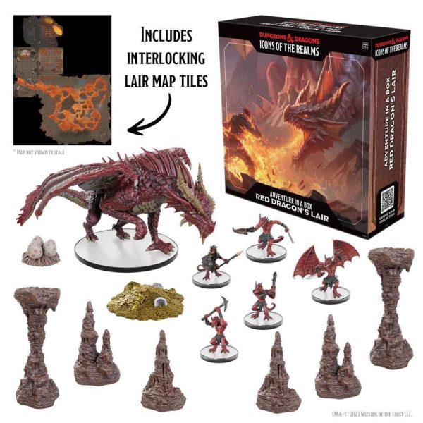 D&D Icons of the Realms: Adventure in a Box - Red Dragon s Lair Online Sale