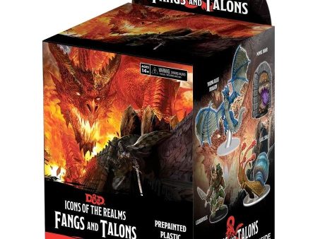 D&D Icons of the Realms Fangs and Talons 8 Ct Booster Brick Online Sale