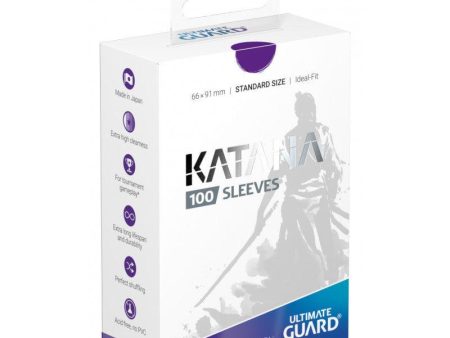 Ultimate Guard Katana Standard Size Sleeves Purple (100) Hot on Sale