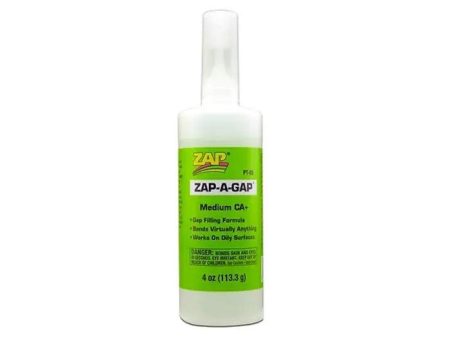 Zap Adhesive Zap-A-Gap Ca+ 4oz (Green) Pacer 11730013 on Sale