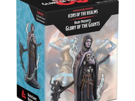 D&D Icons of the Realms Bigby Presents Glory of the Giants Death Giant Necromancer Boxed Miniature on Sale