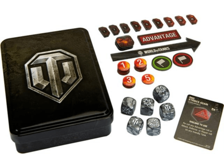 World of Tanks Miniatures Game Gaming Set - Tokens & Dice Online now