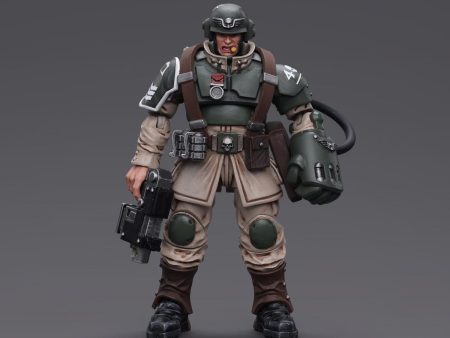 Warhammer Collectibles: 1 18 Scale Astra Militarum Cadian Command Squad Veteran Sergeant with P Fist Fashion