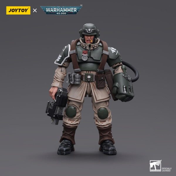 Warhammer Collectibles: 1 18 Scale Astra Militarum Cadian Command Squad Veteran Sergeant with P Fist Fashion