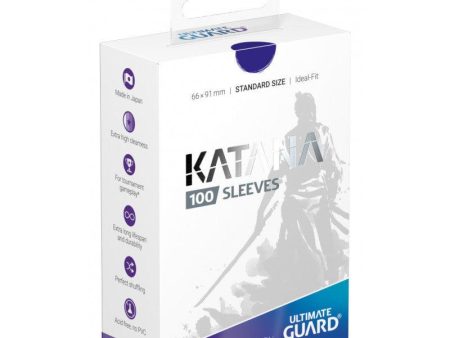 Ultimate Guard Katana Standard Size Sleeves Blue (100) Online now