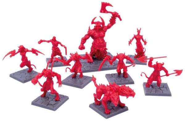 Dungeon Saga Denizens Of The Abyss Miniatures Set on Sale