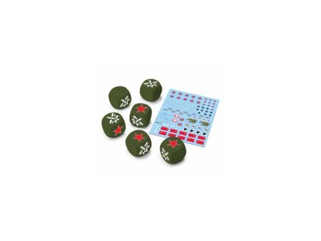 World of Tanks Miniatures Game Soviet Upgrade Pack Dice (x6) & Decal (x1) Discount