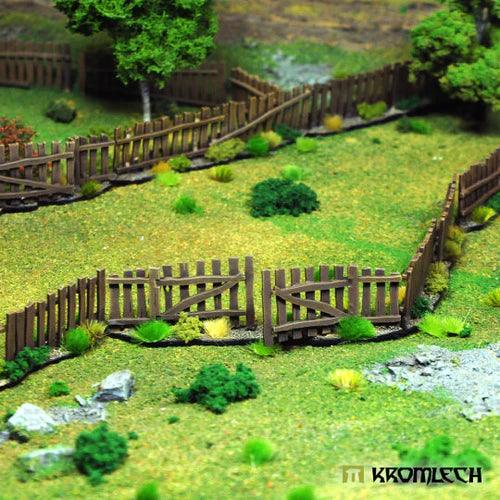 TABLETOP SCENICS Poland 1939 Wooden Fence - Gates, Gateway and Corner Fences on Sale