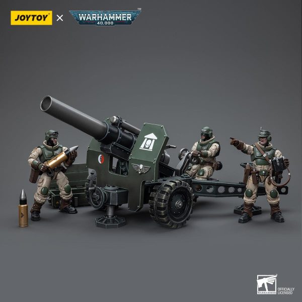 Warhammer Collectibles: 1 18 Scale Astra Militarum Ordnance Team with Bombast Field Gun Online Sale