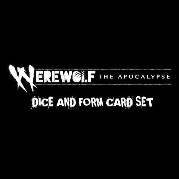 Werewolf: The Apocalypse RPG - Dice and Form Card Set Discount