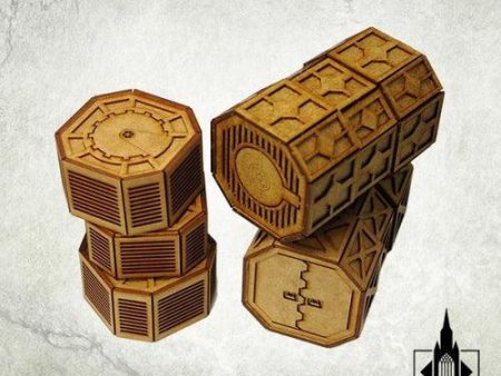 TABLETOP SCENICS Imperial Armoured Containers Fashion