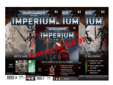 Warhammer 40000: Imperium Issue 81 82 83 42 Bundle Online Sale