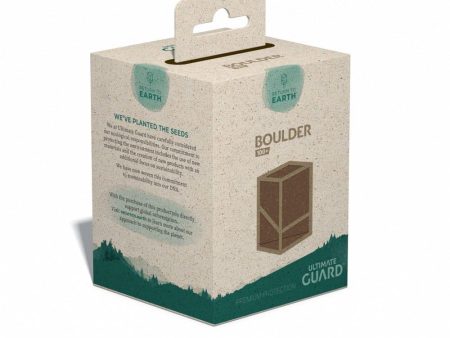 Ultimate Guard Return to Earth Boulder 100+ Deck Box Brown Discount