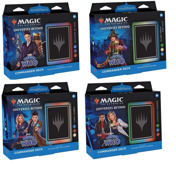 Magic Doctor Who Commander Deck Display - Pre-order For Sale