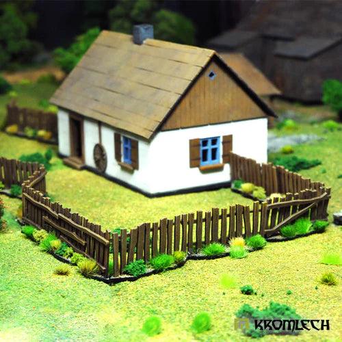 TABLETOP SCENICS Poland 1939 Wooden Fence - Straight Sections Hot on Sale