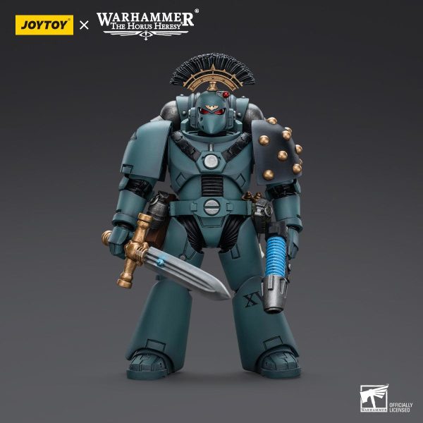 Warhammer Collectibles: 1 18 Scale Sons of Horus MKVI Tactical Squad Sergeant with Power Sword Online Hot Sale