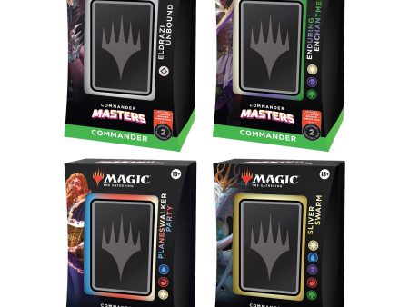 Magic Commander Masters Commander Deck Display Online now