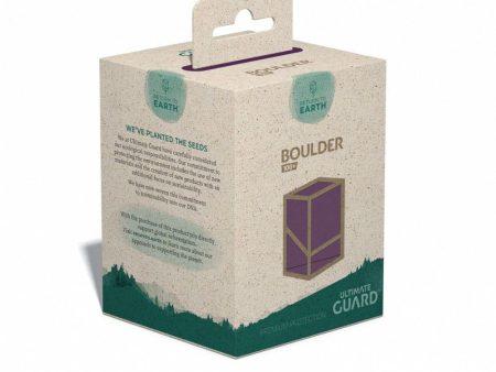 Ultimate Guard Return to Earth Boulder 100+ Deck Box Purple on Sale