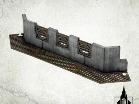 TABLETOP SCENICS Imperial Defense Line: 45° Inner Wall on Sale