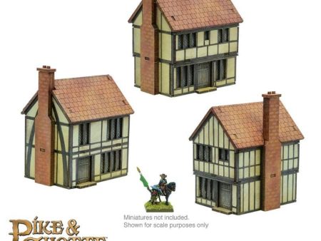 Warlord Games - Epic Battles: Pike & Shotte Town Houses Scenery Pack For Cheap