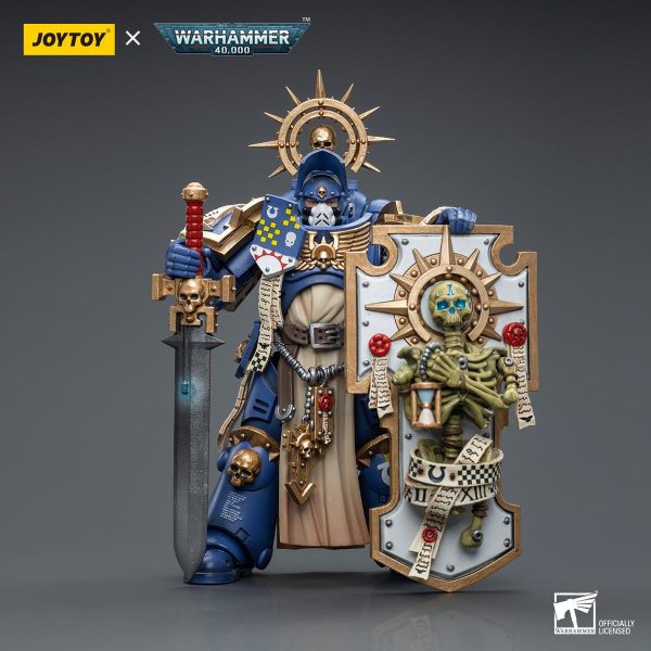 Warhammer Collectibles: 1 18 Scale Ultramarines Primaris Captain with Relic Shield and Power Sword Online now