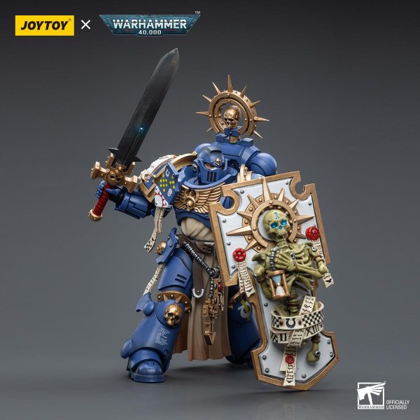 Warhammer Collectibles: 1 18 Scale Ultramarines Primaris Captain with Relic Shield and Power Sword Online now