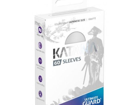 Ultimate Guard Katana Japanese Size Sleeves White (60) Online