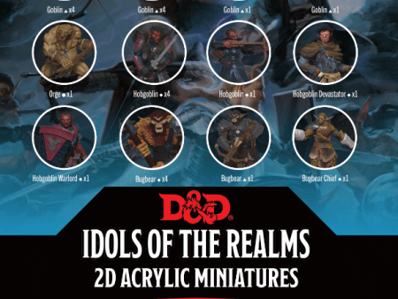 D&D Idols of the Realms Goblinoids 2D Set Supply