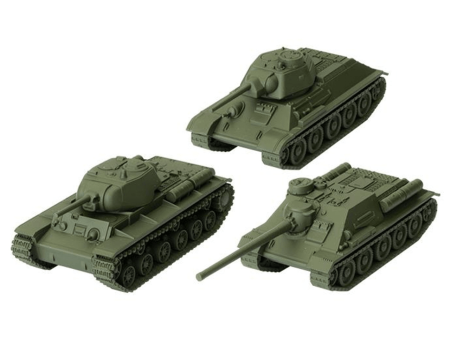 World of Tanks Miniatures Game U.S.S.R. Tank Platoon (T-34, KV-1s, SU-100) Online now