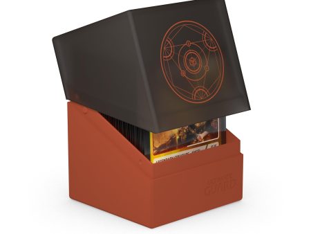 Ultimate Guard Boulder Deck Case 100+ Druidic Secrets - Impetus (Dark Orange) Discount