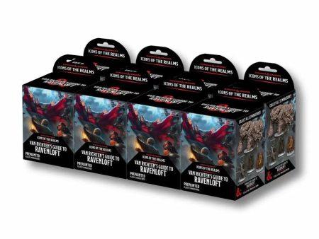 D&D Icons of the Realms Miniatures Van Richtens Guide to Ravenloft (8) Booster Brick Discount