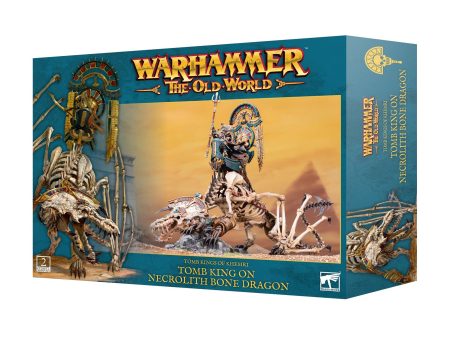 Tomb Kings of Khemri: Tomb King on Necrolith Bone Dragon For Discount