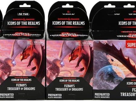 D&D Icons of the Realms Miniatures Fizban s Treasury of Dragons Set 22 8ct Brick Sale