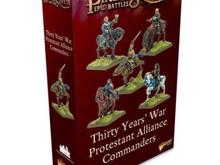 Warlord Games - Epic Battles: Pike & Shotte Thirty Years War Protestant Alliance Commanders Discount