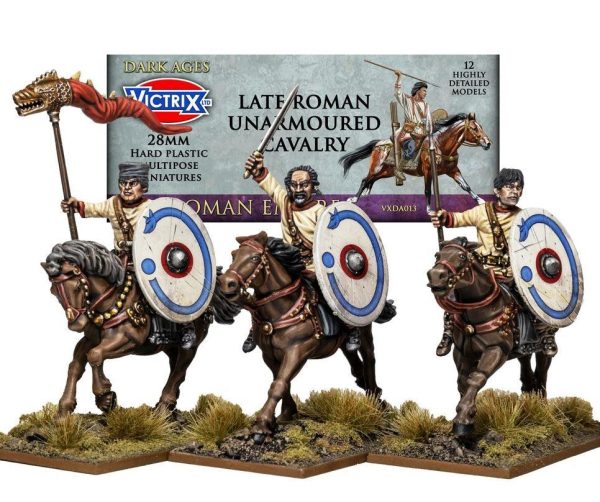 Victrix Miniatures - Late Roman Unarmoured Cavalry Hot on Sale