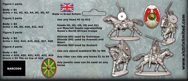 Victrix Miniatures - Late Roman Unarmoured Cavalry Hot on Sale