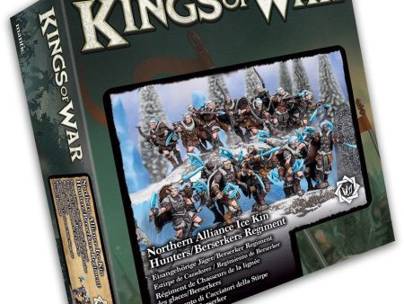 Kings of War Northern Alliance Icekin Hunter  Berserker Regiment on Sale