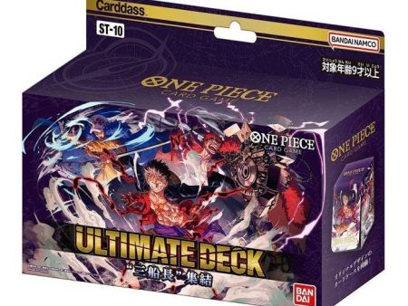 One Piece Card Game Ultra Deck Display The Three Captains (ST-10) on Sale